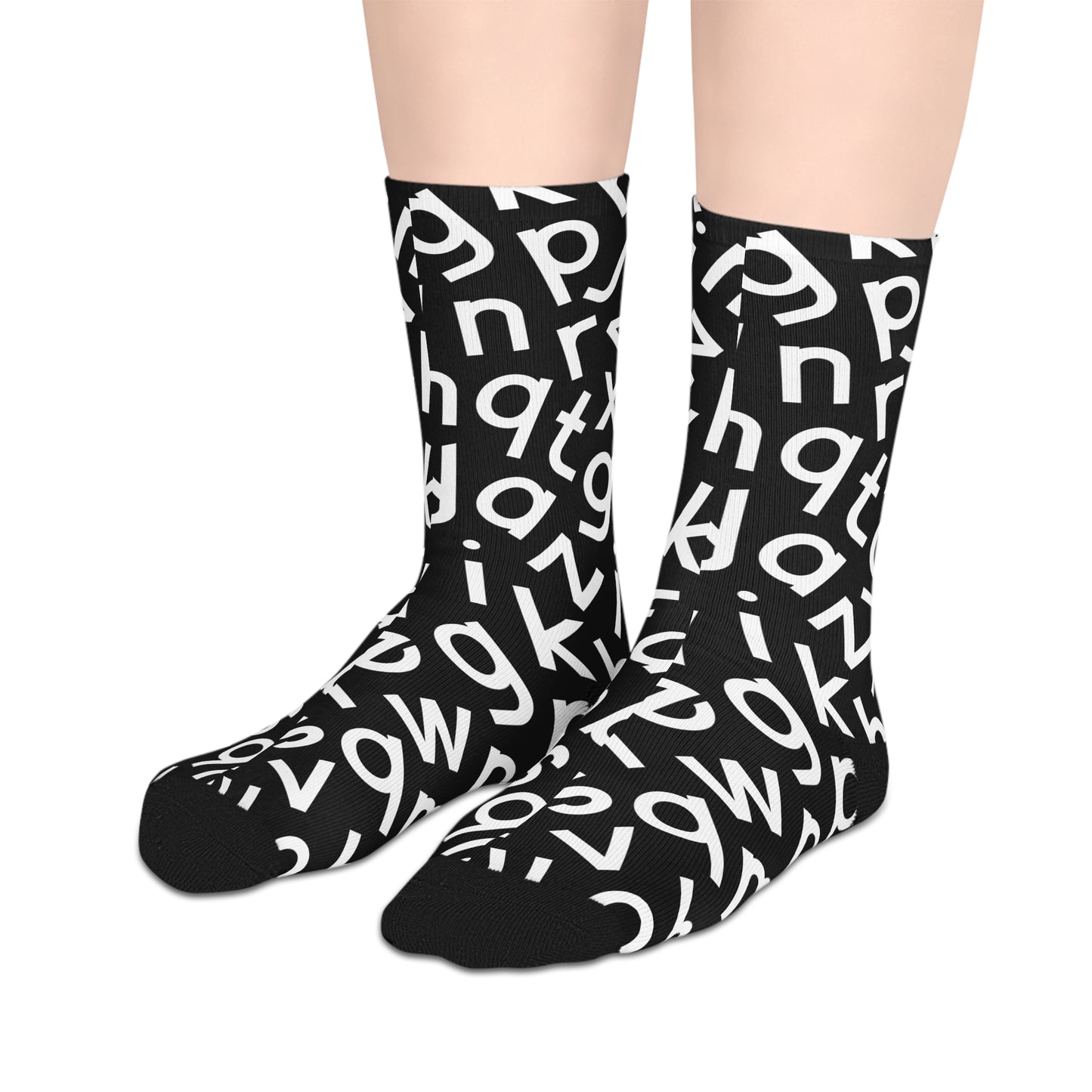 $ABCDE Socks- Black