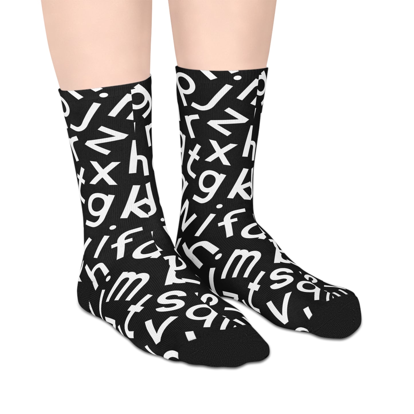 $ABCDE Socks- Black