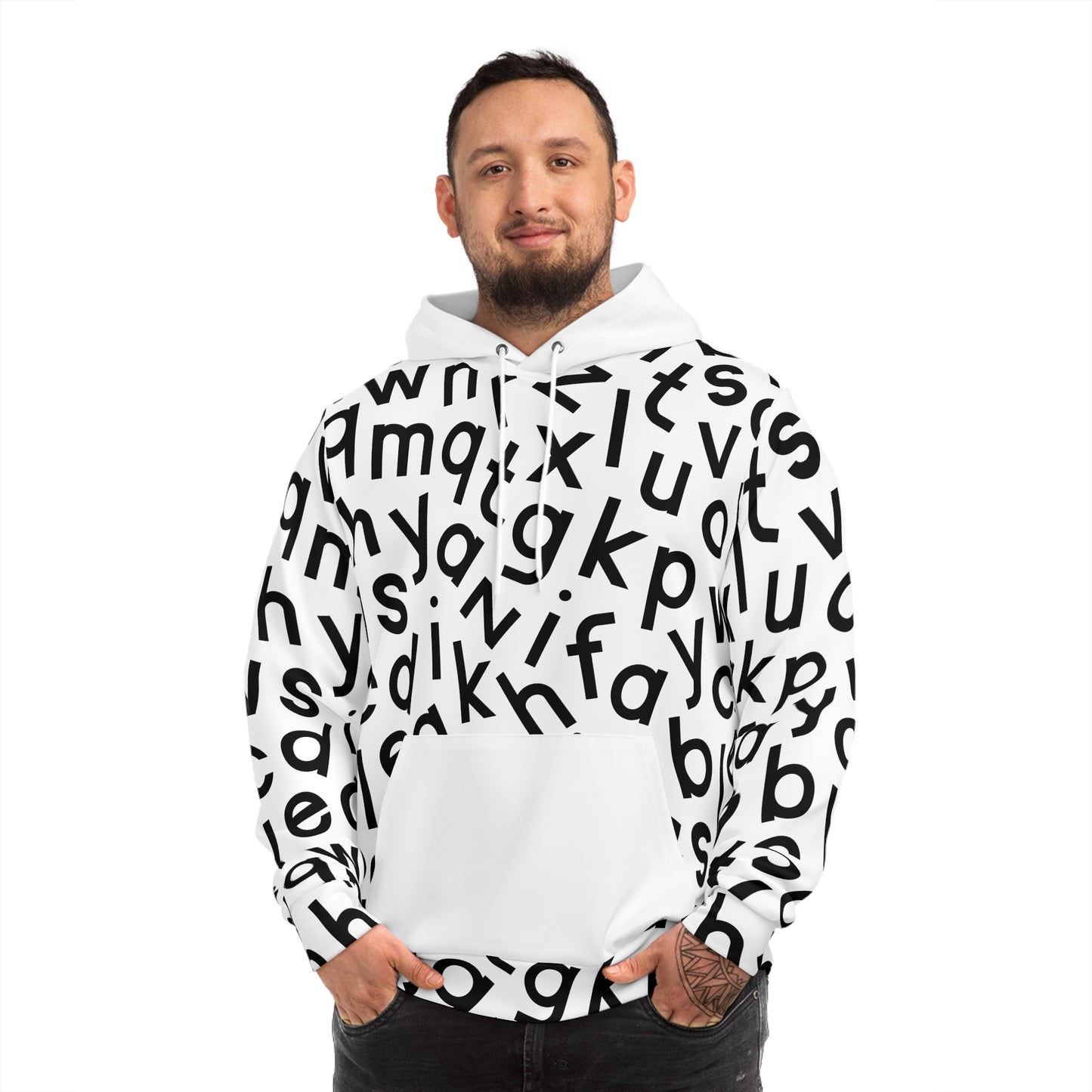 $ABCDE Hoodie- White