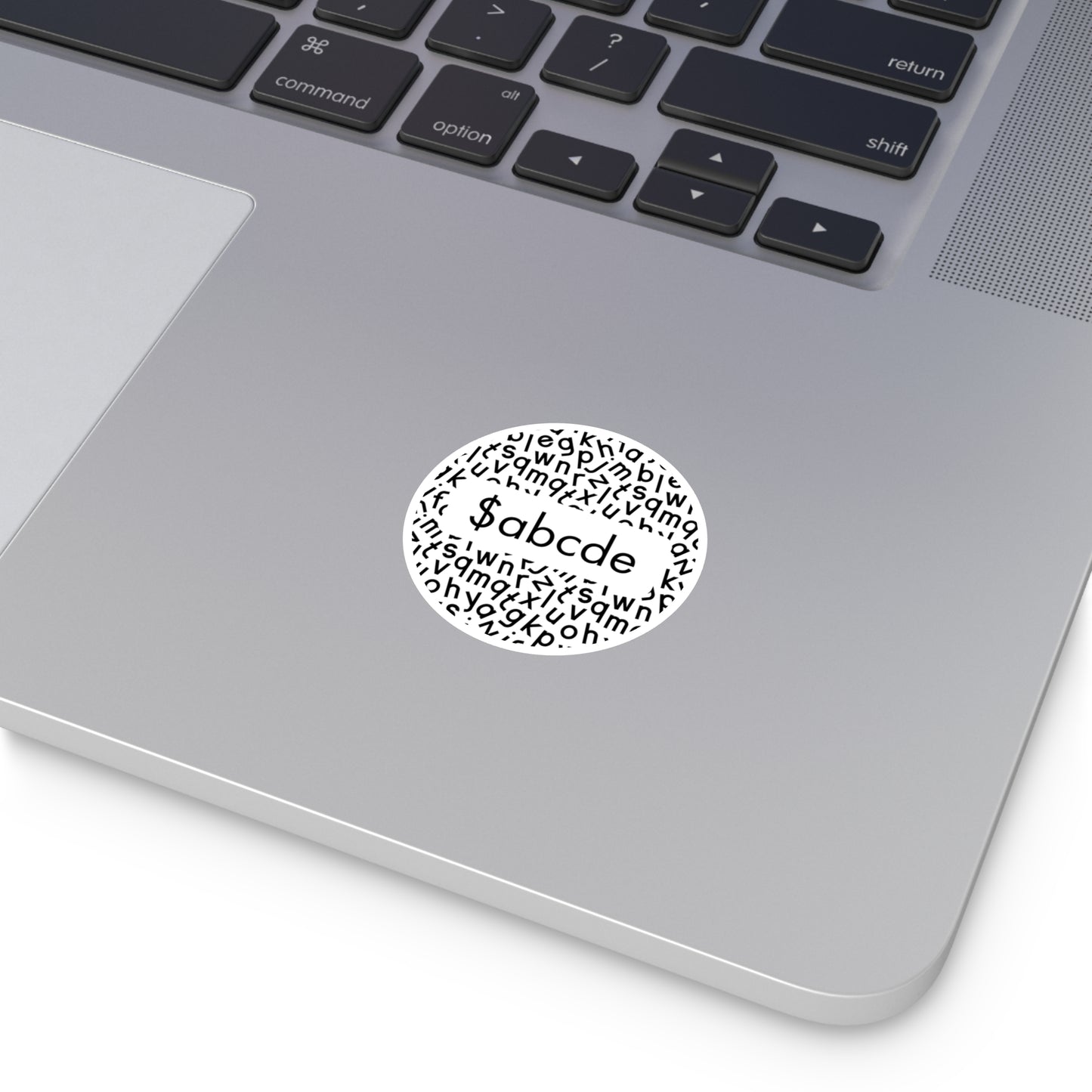 $ABCDE Sticker- White