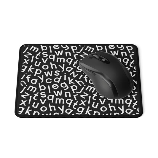 $ABCDE Mouse pad- White