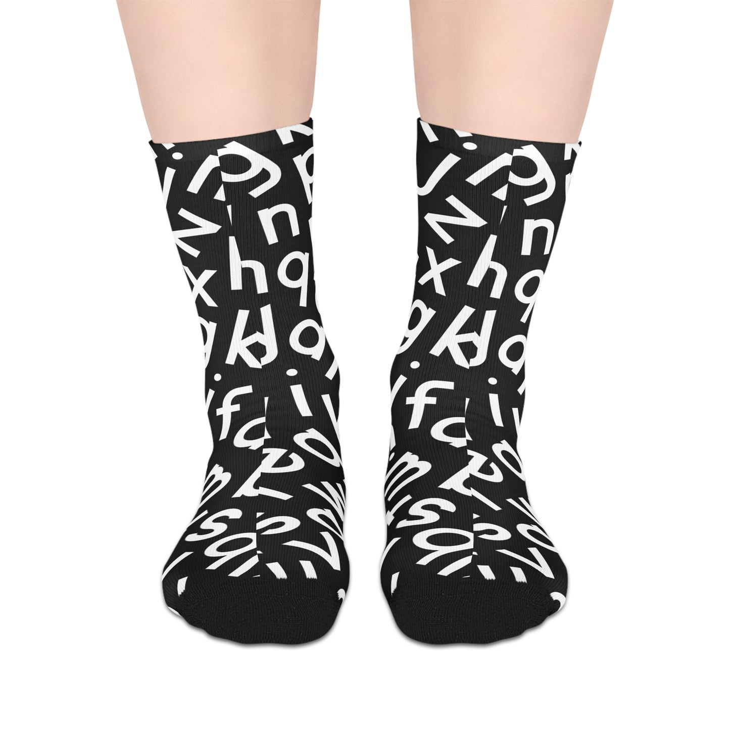 $ABCDE Socks- Black